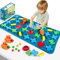 Herenear Jeu de Construction de Route Logique pour Enfants 3 4 5 6 7 Ans, 78X38 CM Logical Road Builder, Labyrinthe Jeu de Société, Jeu Plateau STEM pour Multijoueurs, Cadeau pour Garçons et Filles