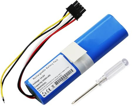 ANTIEE 3400mAh Batería para Conga 3290 3390 3490 3590 3690 3790 3890 pour (Mijia),Viomi-V3, V2, balayeuse Haier JX37 Avec Aspirateur Vacuum Cleaners 14.8V