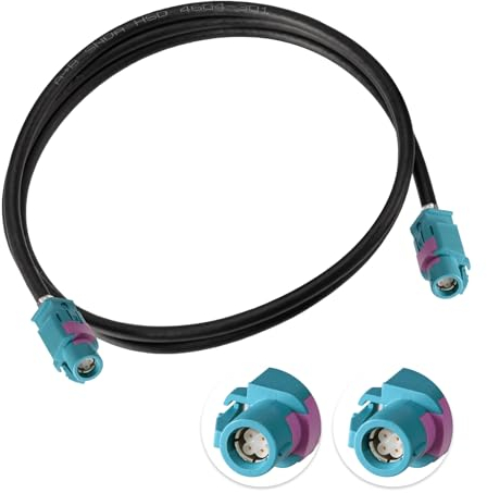 Eightwood HSD LVDS Kabel HSD Z Buchse Kabel 100cm HSD 535 4-Core Kabel for BMW F30 F31 F10 F11 F25 F15 Audi VW Mercedes Citroen Peugeot video Audio Rear View Backup Camera Retrofit Navigation usw.