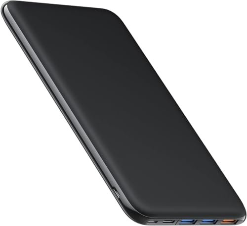 Power Bank 26800mAh Portatile Grande Capacità USB Type-C Multi Input Smart E Output Sistema di Sicurezza Compatto Ideale per Viaggi e Ricarica Veloce e Compatibile per Tutti i Dispositivi