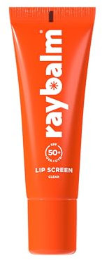 RAYBALM SPF 50 Clear Lip Balm | Hydrating Lip Care with Shea Butter for All-Day Moisture | UVA UVB High Factor Protection | Vegan & Cruelty Free - 10ml