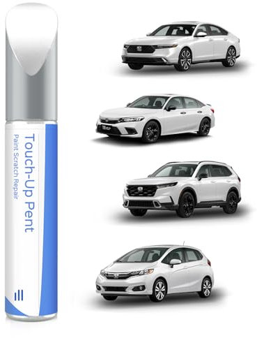 NH-883P Platinum White Pearl Lápiz de retoque para Honda – Conformidad exacta para chips y arañazos