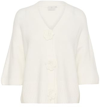 KAFFE Strickjacke KArosie M, Chalk