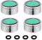4 PCS Aeratore Rubinetto 24mm per Cucina E Bagno Rompigetto Filtrare E Risparmiare Acqua Con High-Tech Rompigetto Rubinetto, Filtro Acqua Rubinetto per Risparmio Idrico 5l/Min