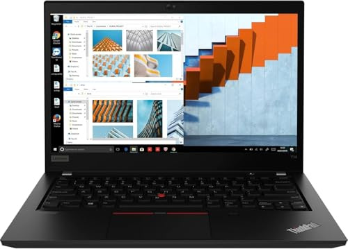 Lenovo ThinkPad T14 Gen 2 Ordinateur portable professionnel 14 FHD Intel Core i7-1165G7, 16 Go de RAM, SSD 512 Go, Windows 11 Pro (Reconditionné)