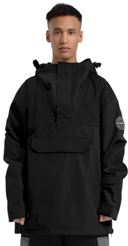 GSOU SNOW Mens Baggy Snowboard Jacket Windproof Insulated Ski Snow Anoraks