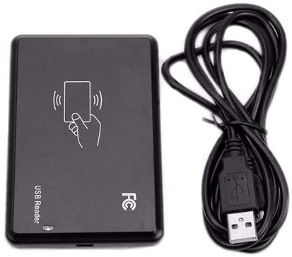 USB 125Khz Kontaktloser Kartenleser ID-Kartenleser, 1 Stück | USB RFID-Kartenleser ID-Kartenleser EM4100 Kontaktloser Kartenleser mit LED-Display/Summer