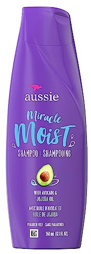 Aussie Aussie miracle moist shampoo with avocado & jojoba oil, 12.1 ounce