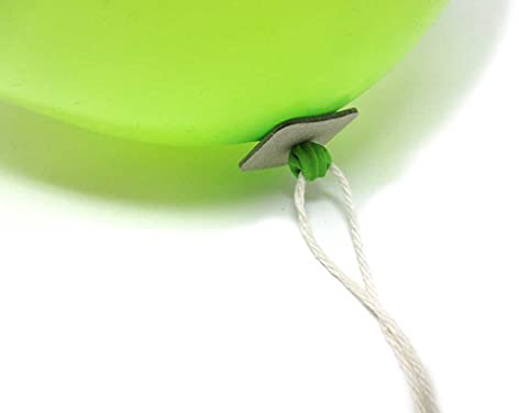 50 Öko Ballonverschluss mit Ökoband aus Baumwolle mit Pappverschluss - 100% Baumwolle mit kompostierbarer Pappe - Für Heliumfüllungen geeignet Ballonverschlüsse mit Baumwollschnurr - twist4®