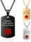 DaMei Colgante Hombre Personalizado Chapas Militares Alerta Médica Placa Colgante Etiqueta de Perro Militar Hombre Collar Personalizadas Grabado Personalizado…