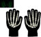 BEISIJIA Skelett-Handschuhe für Erwachsene und Kinder, leuchtet im Dunkeln, Vollfingerhandschuhe für Halloween