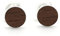 NaturSchatulle Holzschmuck Ohrringe Damen 5mm Holzohrringe Stecker 925 Silber Rund Nussbaum Holz in Fassung Natürliche Ohrstecker Schmuck (Silber)