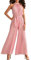 GOWEGB Neckholder-Jumpsuits für Damen, elegant, Sommer, ärmellos, weites Bein, Overall und Strampler, Dressy, Party, Cocktail, Playsuit, rose, Medium
