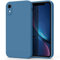 Oumida Coque pour iPhone XR, Coque en Silicone Liquide Ultra Fine avec Doublure en Tissu Microfibre Doux, Coque de Protection Complète pour iPhone XR 6,1