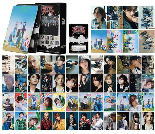 Stray Kids Lomo Karten 54Pcs,Kpop Stray Kids Photocard,Lomo Cards,Stray Kids ATE Neue Album Card Stray Kids Karten Kpop StrayKids Fotokarten