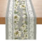 Avoik Mode Blumen Tischläufer Sommer Mohnblumen Herbst Tischläufer Frühling Küche Esstisch Dekoration für Drinnen Draußen Urlaub Party Wohnzimmer Dekor 33 x 180 cm, Weiß