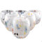 MurArt Bicchieri di Murano Set da 6 bicchieri da 400ml Collezione Marea in vetro soffiato a mano in lavorazione artigianale Made in Italy (Bianco, Bicchiere 6pz)