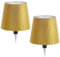 AIMARS Wireless Bottle Lamp, LED Wine Bottle Lamp, Rechargeable Touch Control Wireless Bottle Lampshade with 3 Color Temperatures, for Bedroom, Restaurant, Bar (Gold, 2-Pack)