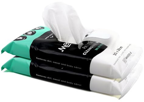 MediWipes Patient Cleansing Wet Wipes - Pack of 60 - Enriched with Aloe Vera Wet Wipes - Fragrance-Free & Alcohol-Free, Safe, Plastic-Free & Paraben-Free for Home & Healthcare Use (20 x 28 cm)