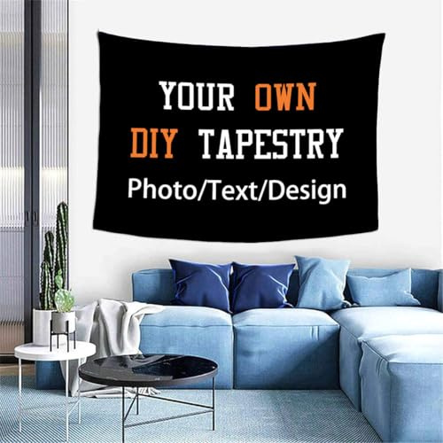 QIHENGPLUS Personalisierte Fototapete, Banner und Schilder mit Ihrem eigenen Bild Individuelle Wandbehänge Hintergrund Wohnzimmer Kunstdekor 59 x 40 Zoll