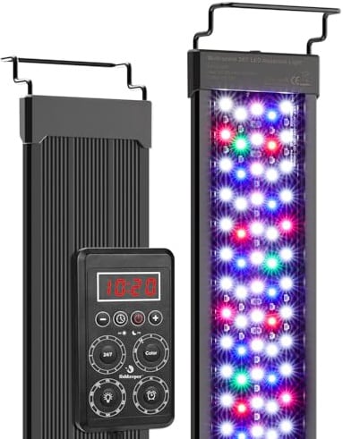 fishkeeper IP68 Intelligente Aquarium Lampe, 24/7 Aquarium Beleuchtung LED