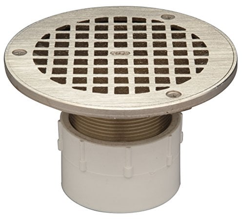 Zurn FD2210-PV2 Verstellbarer Bodenablauf, PCV-Körper, 5,1 cm (2 Zoll) lösungsgeschweißte Verbindung