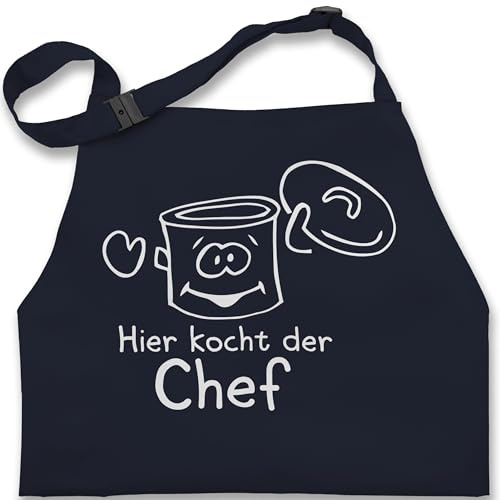 Shirtracer - Kinderschürze Schürze Kinder Jungen Mädchen - Statement - Hier kocht der Chef