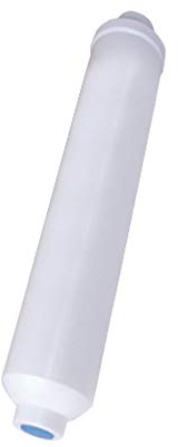 Post-Filtre au Charbon de Noix de Coco pour équipement d'osmose Inverse. Surveiller la qualité de l’Eau. Régule Le PH de l’Eau osmosée. Charbon végétal de Noix de Coco. Babagua.