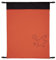 ByBoom - Baby Softshell Decke 70x100 cm Frühling, Sommer, Herbst - Thermo Aktiv für Kinderwagen, Buggy, Jogger, Farbe:Orange/Schwarz
