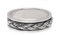 Windalf Wikinger Drehring ACAIR h: 0.5 cm Wikinger Zopfmuster Handarbeit Hochwertiges Silber (Silber, 58 (18.5))