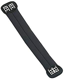 Euroriding Kurzgurt Sattelgurt Neopren einseitig Elast schwarz 50 cm