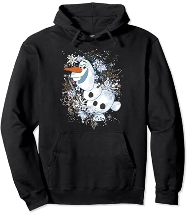 Disney Frozen Olaf Snowflakes Portrait Pullover Hoodie