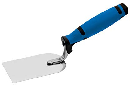 TECTOOL Gipser-Spachtel 120 mm – rostfreier Edelstahl, mit 2K-Softgriff | Profi-Spachtel für Gips, Spachtelmasse & Feinarbeiten | Ergonomisch & langlebig I Malerwerkzeug für Handwerker