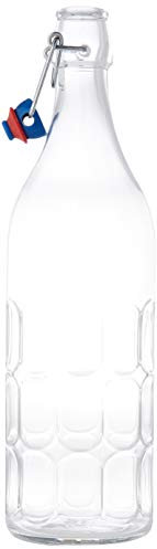 BORMIOLI Maurische Glasflasche mit Stopfen lt1 Flaschen und Krüge