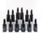 Yizhao Flacon Spray Vide 50ml, Noir Bouteille Spray Verre, avec Brouillard de Pulverisateur Fine, pour Huiles Essentielles, Aromathérapie, Parfums, Nettoyage, Voyage, Pharmacie – 12Pcs