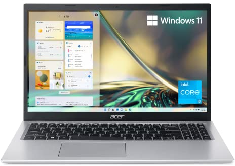 Acer Aspire 5 A515-56-36UT Slim Laptop | 15.6 Full HD Display | 11th Gen Intel Core i3-1115G4 Processor | 4GB DDR4 | 128GB NVMe SSD | WiFi 6 | Amazon Alexa | Windows 10 Home (S Mode)