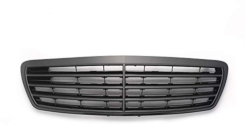 Griglia radiatore completa nera, Compatibile con MERCEDES E CLASSE dal 07/2002 al 04/2006