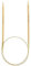 Tulip KS-600425 Stricknadeln, Bamboo, Beige, 60 cm x 4.25 mm