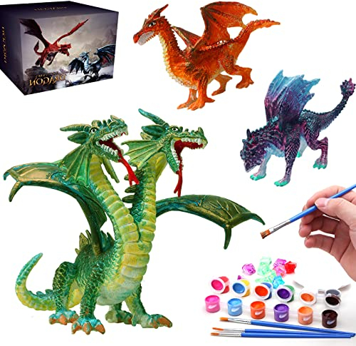 SOLDAY Drachen spielzeug Malerei Kits für Kinder 3-12 Jahre alte Jungen Mädchen, Geburtstag Partyzubehör