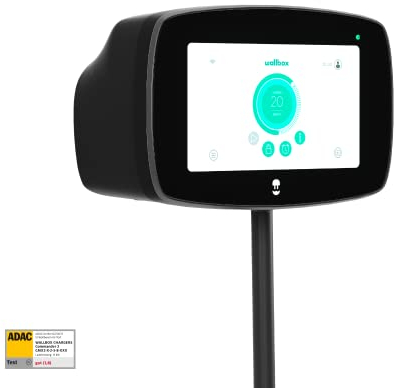 Wallbox Commander 2 Noir 22kW, Type 2, 7m c√¢ble