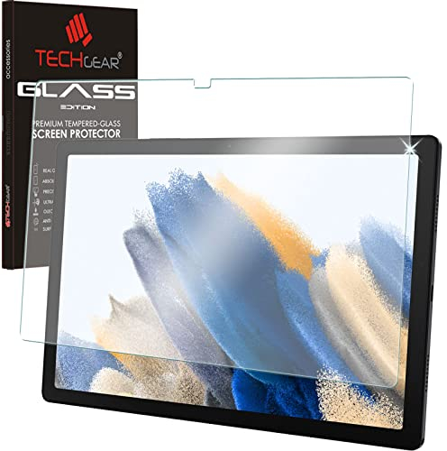 TECHGEAR Matte Glas kompatibel mit Galaxy Tab A8 10.5 Zoll, Matt Blendschutz Schutzfolie Auflage, Original gehärtetes Glas Displayschutzfolie kompatibel mit Samsung Galaxy Tab A8 2021 SM-X200/SM-X205