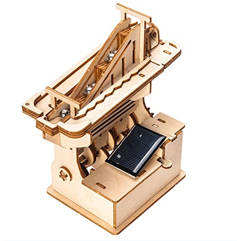 3D Holzpuzzle, Murmelbahn 3D Puzzle Holz Modellbausatz Puzzles für Teenager und Erwachsene, 3D Puzzle Kugelbahn Holz Smart Games Geschenk Knobelspiele