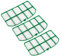 vhbw 3x filtro salva-motore compatibile con Vorwerk folletto VK200 aspirapolvere