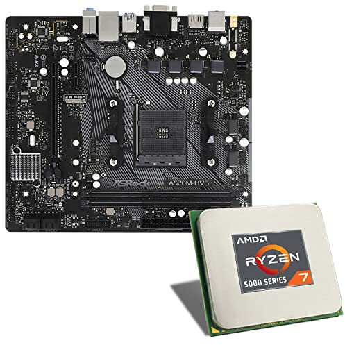 Mainboard Bundle | AMD Ryzen 7 5700G 8x3800 MHz, MSI A520M-A Pro, Radeon Graphics, 1x M.2 Port, 4X SATA 6Gb/s, USB 3.2 Gen1 | Tuning Kit | CSL PC Aufrüstkit