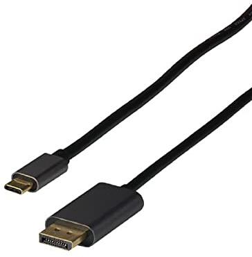 EFB Elektronik EBUSBC-DP14K.2 Videokabel-Adapter 2 m USB Typ-C DisplayPort Schwarz