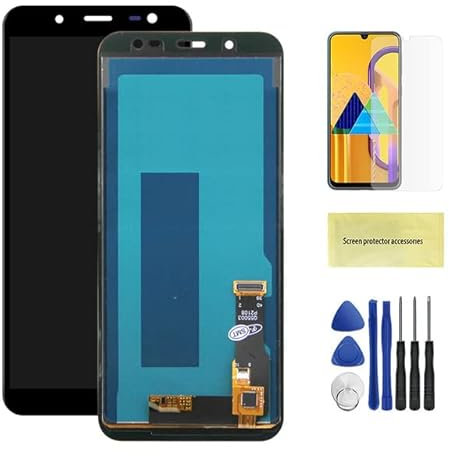 Showgood Écran d'affichage TFT/OLED pour Samsung Galaxy J6 2018 J600 J600F J600Y Écran tactile LCD avec numériseur réglable de la luminosité (TFT Noir)