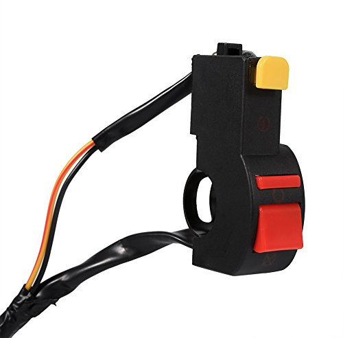 Bouton Demarrage Quad,Commutateur De Demarrage ret,Interrupteur De Démarrage Quad,Commutateur De ure Commutateur Antibrllard 78 Guidon ff Bouton Phare Klaxon Flout Switcotorcycle Moteur