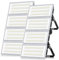 ANNIFUNLY Projecteur LED 400W 40000LM, 2 Pièce Super Brillant Spot LED Extérieur Blanc Froid 6500K, IP67 Étanche Eclairage Exterieur Grand Angle de Faisceau Pour Jardin, Arène, Cour, Piste