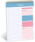 Lizbin Spiralblock, Tagesplaner Notizblock undatiert 51 Blatt abreißen, Tagesplaner Kleines Notizbuch, Top Spiralblock 8,46 x 5,59, undatierter Tagesplaner Geeignet für Büro und Zuhause Memo Pad