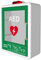 AED-Defibrillator-Aufbewahrungsschrank, AED-Defibrillator-Wandschrank mit Licht- und Alarmsystem, Erste-Hilfe-Schrank, Trennwandposition einstellbar, für Zuhause/Büro/Krankenhaus